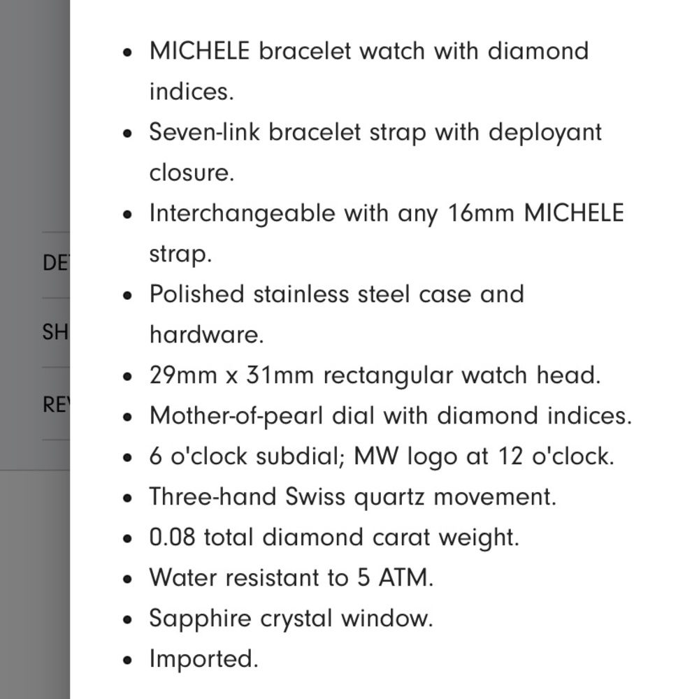 Michele Watch - Picture 2 of 6